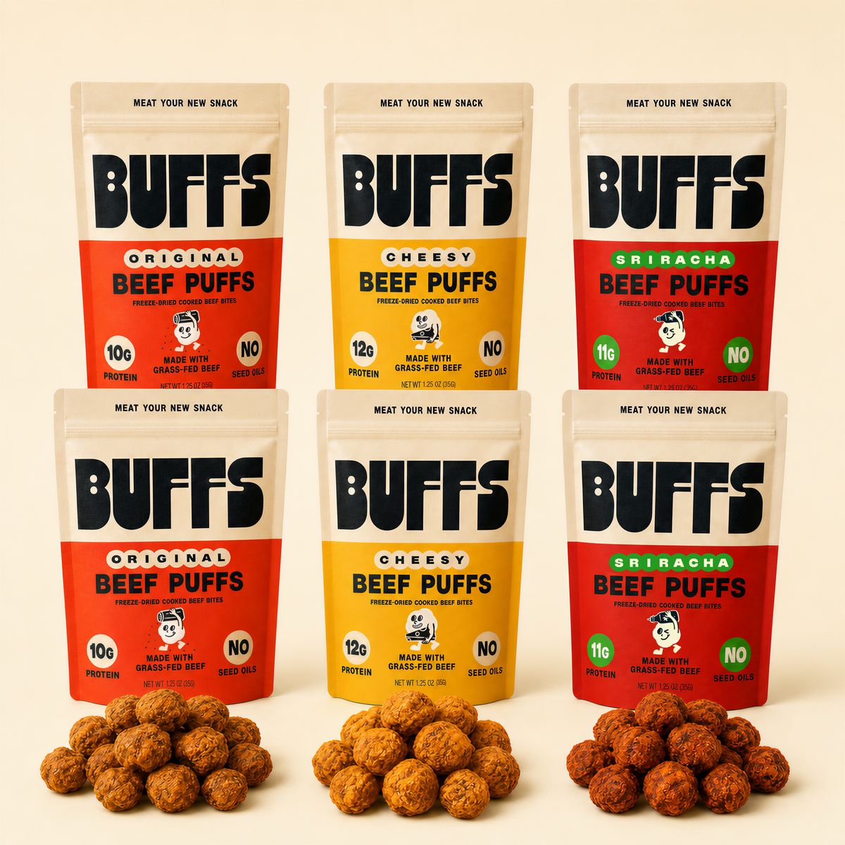 Grass-Fed Beef Puffs